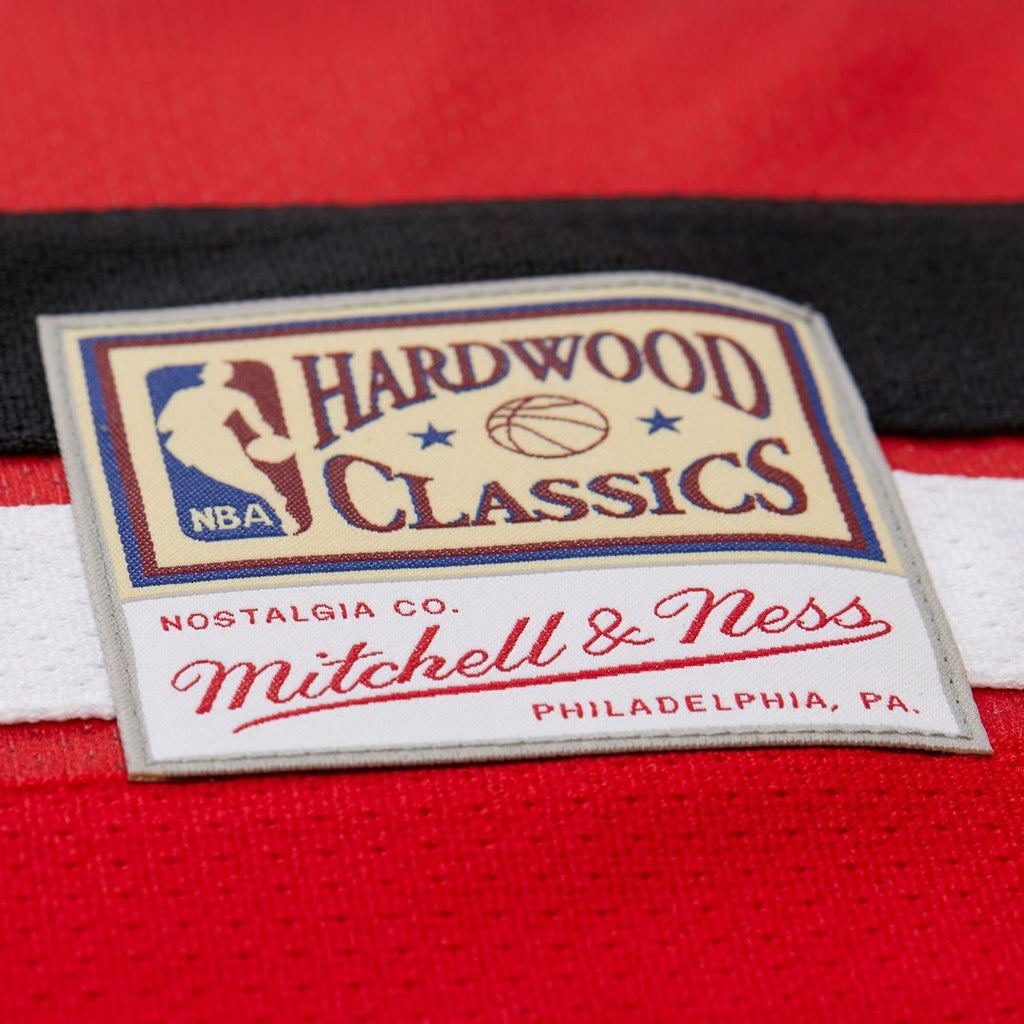 Atlanta Hawks Dikembe Mutombo Mitchell & Ness Unisex Maxxed Out Fashion Hockey Jersey - Red