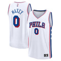 Philadelphia 76ers Tyrese Maxey Fanatics Fast Break Replica Player Jersey - Association Edition - White