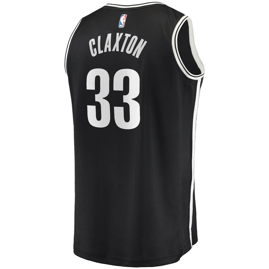 Brooklyn Nets Nicolas Claxton Fanatics Fast Break Player Jersey - Icon Edition - Black