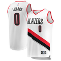 Portland Trail Blazers Damian Lillard Fanatics Fast Break Replica Jersey - White - Association Edition