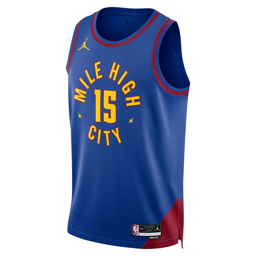 Denver Nuggets Nikola Jokic Jordan Brand Unisex Swingman Jersey - Statement Edition - Blue