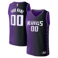Sacramento Kings Fanatics Youth Fast Break Custom Replica Jersey - Purple - Statement Edition