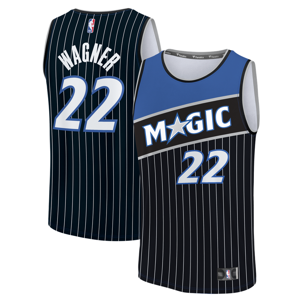 Orlando Magic Franz Wagner Fanatics Fast Break Jersey - Statement Edition - Black