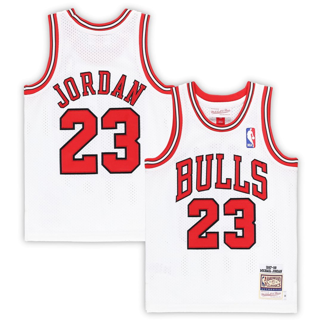 Chicago Bulls Michael Jordan Mitchell & Ness Preschool 1996/97 Hardwood Classics Authentic Jersey - Black