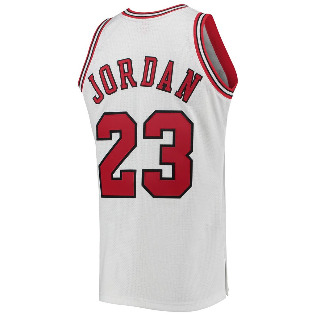 Chicago Bulls Michael Jordan Mitchell & Ness 1997 NBA All - Star Game Hardwood Classics Authentic Jersey - White