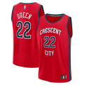 New Orleans Pelicans Derik Queen Fanatics Fast Break Replica Player Jersey - Statement Edition - Red