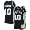 San Antonio Spurs Dennis Rodman Mitchell & Ness 1993/94 Hardwood Classics Swingman Jersey - Black