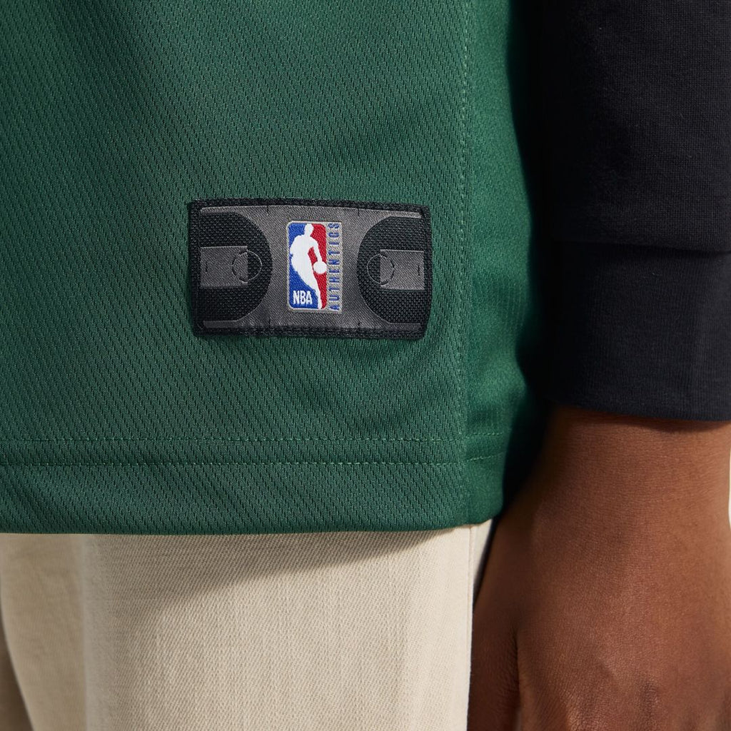 Milwaukee Bucks Giannis Antetokounmpo Fanatics Youth Fast Break Replica Player Jersey - Icon Edition - Hunter Green