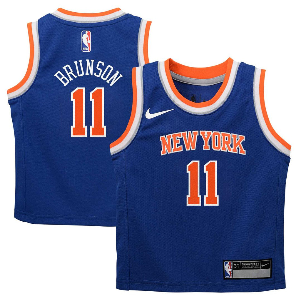 New York Knicks Jalen Brunson Nike Infant Replica Swingman Jersey - Blue - Icon Edition