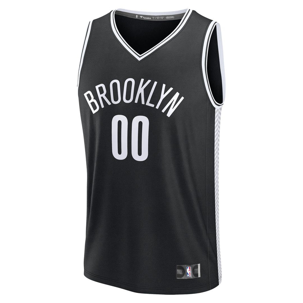 Brooklyn Nets Fanatics Fast Break Custom Jersey - Icon Edition - Black