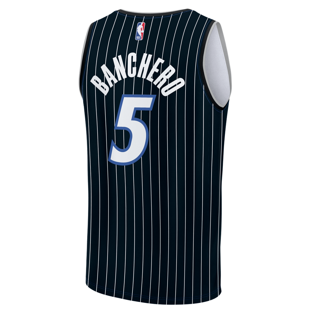 Orlando Magic Paolo Banchero Fanatics Youth Fast Break Jersey - Statement Edition - Black