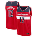 Washington Wizards Tre Johnson III Fanatics Youth 2025 NBA Draft First Round Pick Fast Break Replica Jersey - Icon Edition - Red