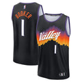 Phoenix Suns Devin Booker Fanatics Youth 2025/26 City Edition Fast Break Jersey - Black