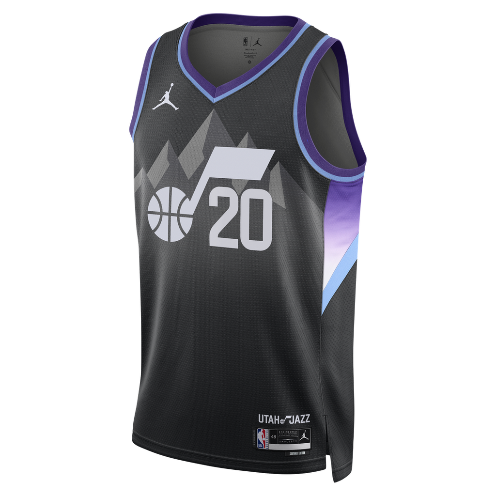 Utah Jazz Jaren Jackson Jr. Jordan Brand Unisex Swingman Jersey - Statement Edition - Black