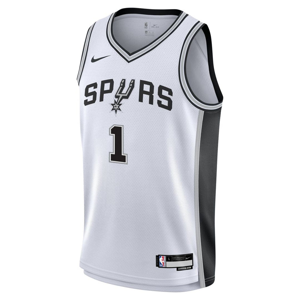 San Antonio Spurs Victor Wembanyama Nike Youth Swingman Jersey - Association Edition - White