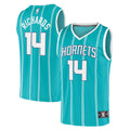 Charlotte Hornets Nick Richards Fanatics Fast Break Replica Jersey - Icon Edition - Teal
