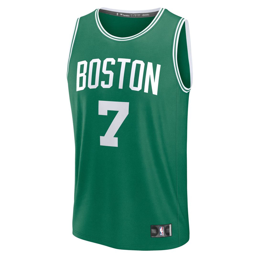 Boston Celtics Jaylen Brown Fanatics Fast Break Replica Player Jersey - Icon Edition - Kelly Green