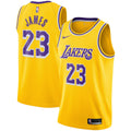 Los Angeles Lakers LeBron James Nike Swingman Player Jersey Gold - Icon Edition