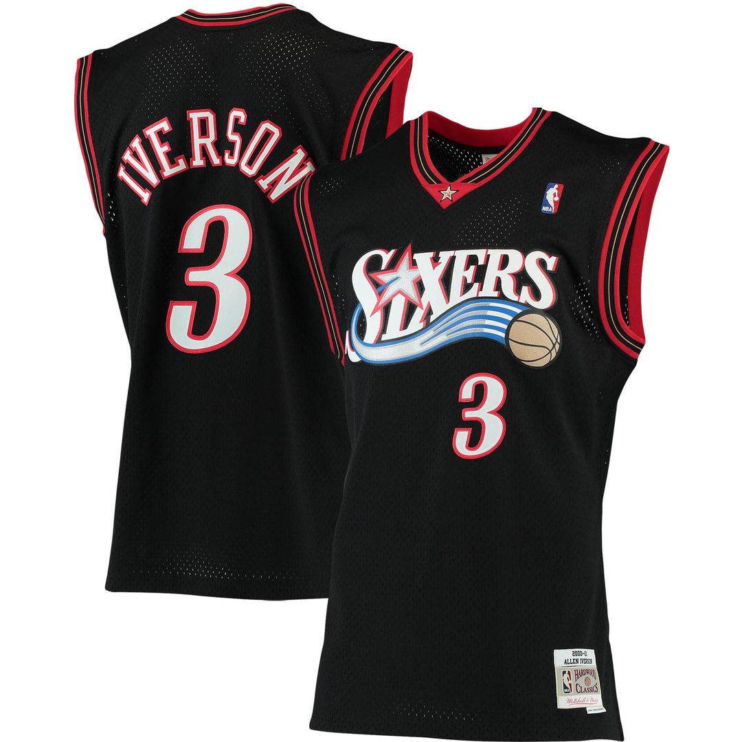 Philadelphia 76ers Allen Iverson Mitchell & Ness 1996/97 Big & Tall Hardwood Classics Swingman Jersey - Royal