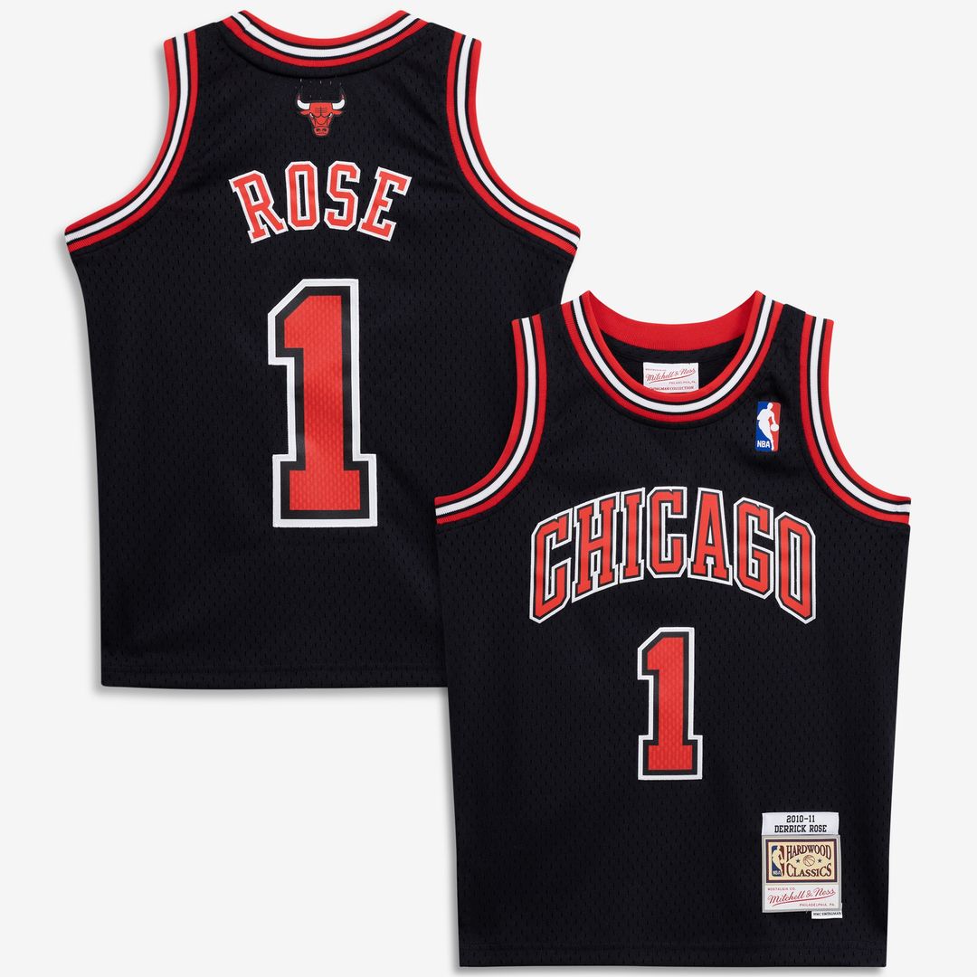 Chicago Bulls Derrick Rose Mitchell & Ness Youth 2008/09 Hardwood Classics Swingman Jersey - Red