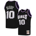 Sacramento Kings Mike Bibby Mitchell & Ness Hardwood Classics Swingman Jersey - Black