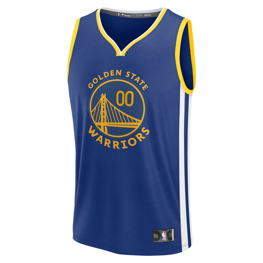Golden State Warriors Fanatics Fast Break Custom Jersey - Icon Edition - Royal
