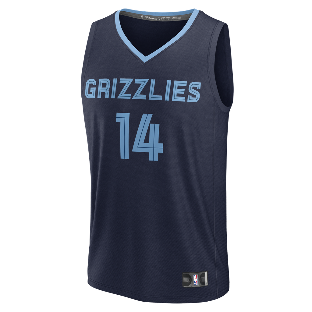 Memphis Grizzlies Zach Edey Fanatics Fast Break Replica Jersey - Icon Edition - Navy