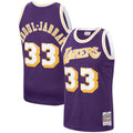 Los Angeles Lakers Kareem Abdul - Jabbar Mitchell & Ness Hardwood Classics Swingman Jersey - Purple