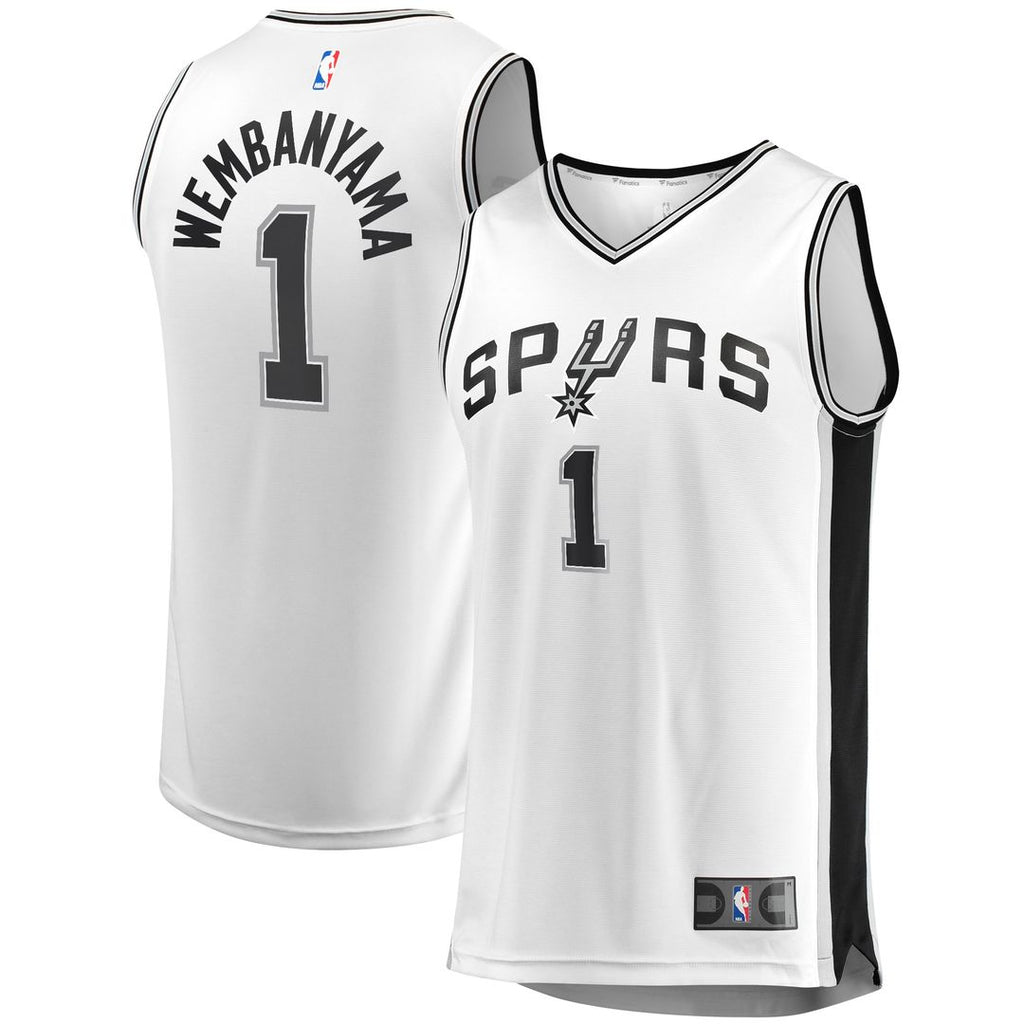 San Antonio Spurs Victor Wembanyama Fanatics Fast Break Player Jersey - Association Edition - White