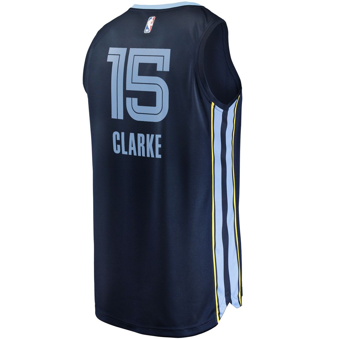 Memphis Grizzlies Brandon Clarke Fanatics Fast Break Replica Jersey Navy - Icon Edition