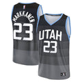 Utah Jazz Lauri Markkanen Fanatics Youth Fast Break Jersey - City Edition - Black