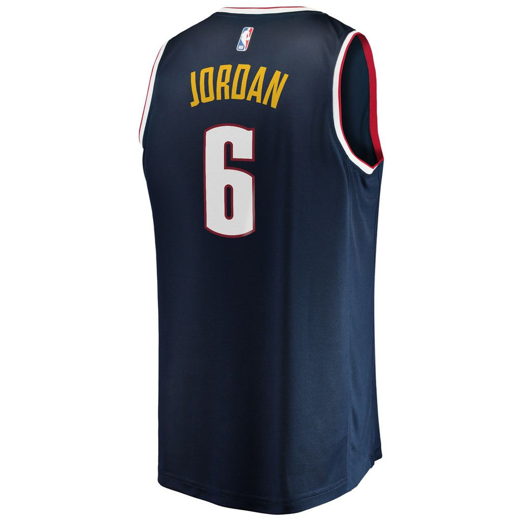 Denver Nuggets DeAndre Jordan Fanatics Youth Fast Break Player Jersey - Icon Edition - Navy