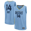 Memphis Grizzlies Zach Edey Fanatics Fast Break Replica Player Jersey - Statement Edition - Light Blue