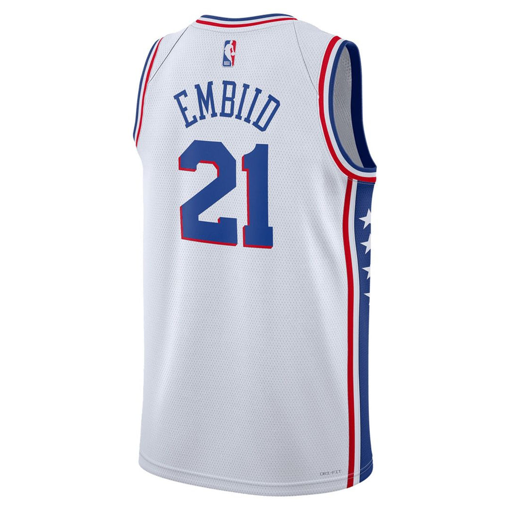 Philadelphia 76ers Joel Embiid Nike Unisex Swingman Jersey - Icon Edition - Royal