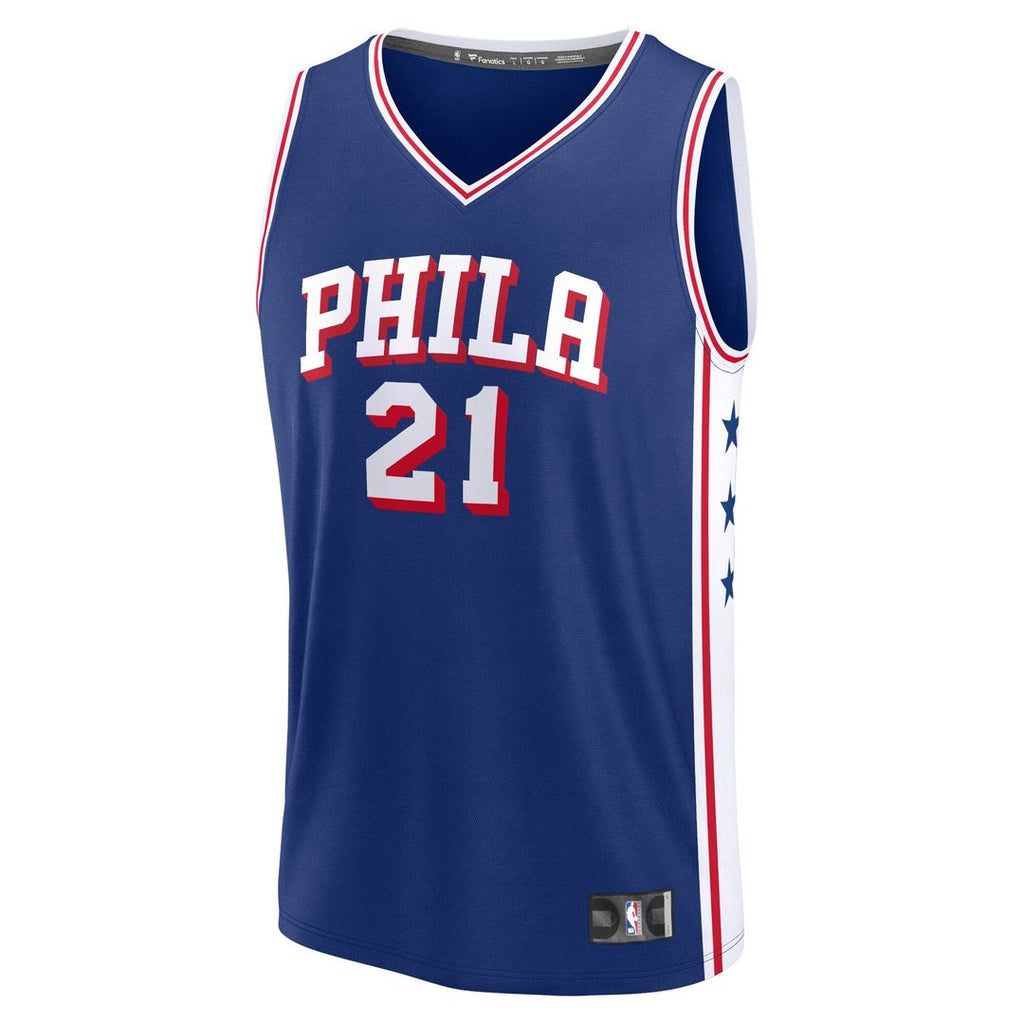 Philadelphia 76ers Joel Embiid Fanatics Fast Break Replica Jersey - Association Edition - White