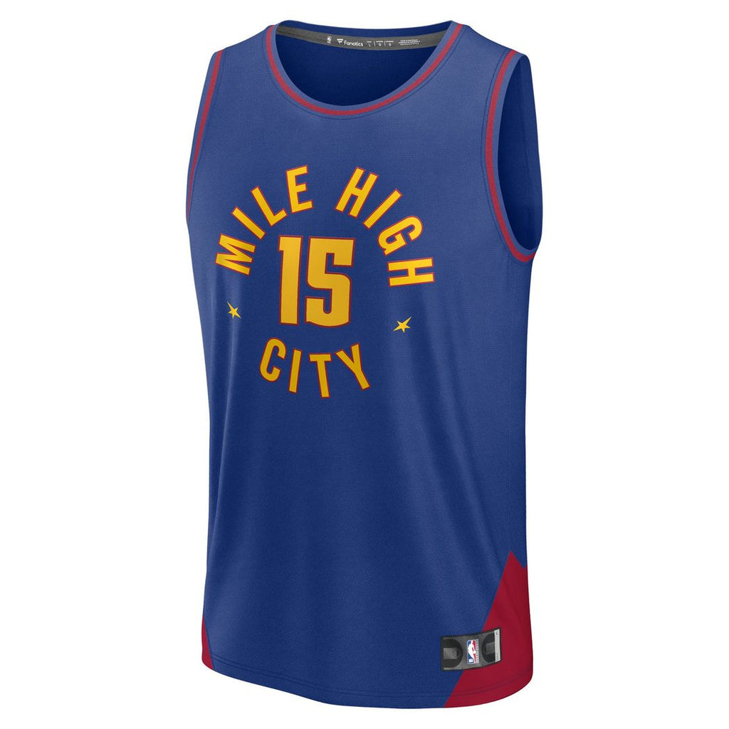 Denver Nuggets Nikola Jokic Fanatics Fast Break Replica Player Jersey - Statement Edition - Blue