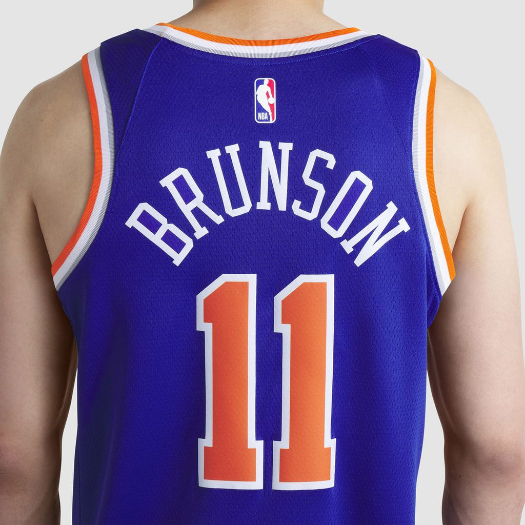 New York Knicks Jalen Brunson Nike Unisex Swingman Jersey - Icon Edition - Blue