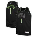 New Orleans Pelicans Zion Williamson Nike Youth 2025/26 City Edition Swingman Jersey - Black