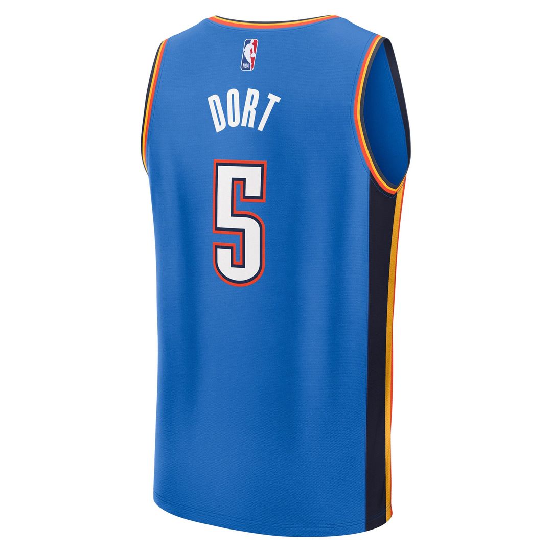 Oklahoma City Thunder Luguentz Dort Fanatics Fast Break Replica Player Jersey - Icon Edition - Blue