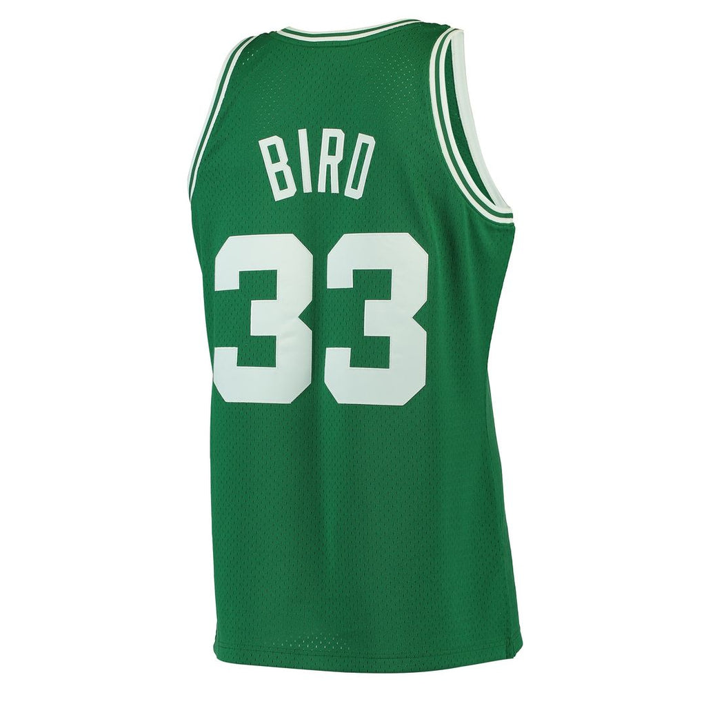 Boston Celtics Larry Bird Mitchell & Ness Hardwood Classics 1985/86 Swingman Jersey - White