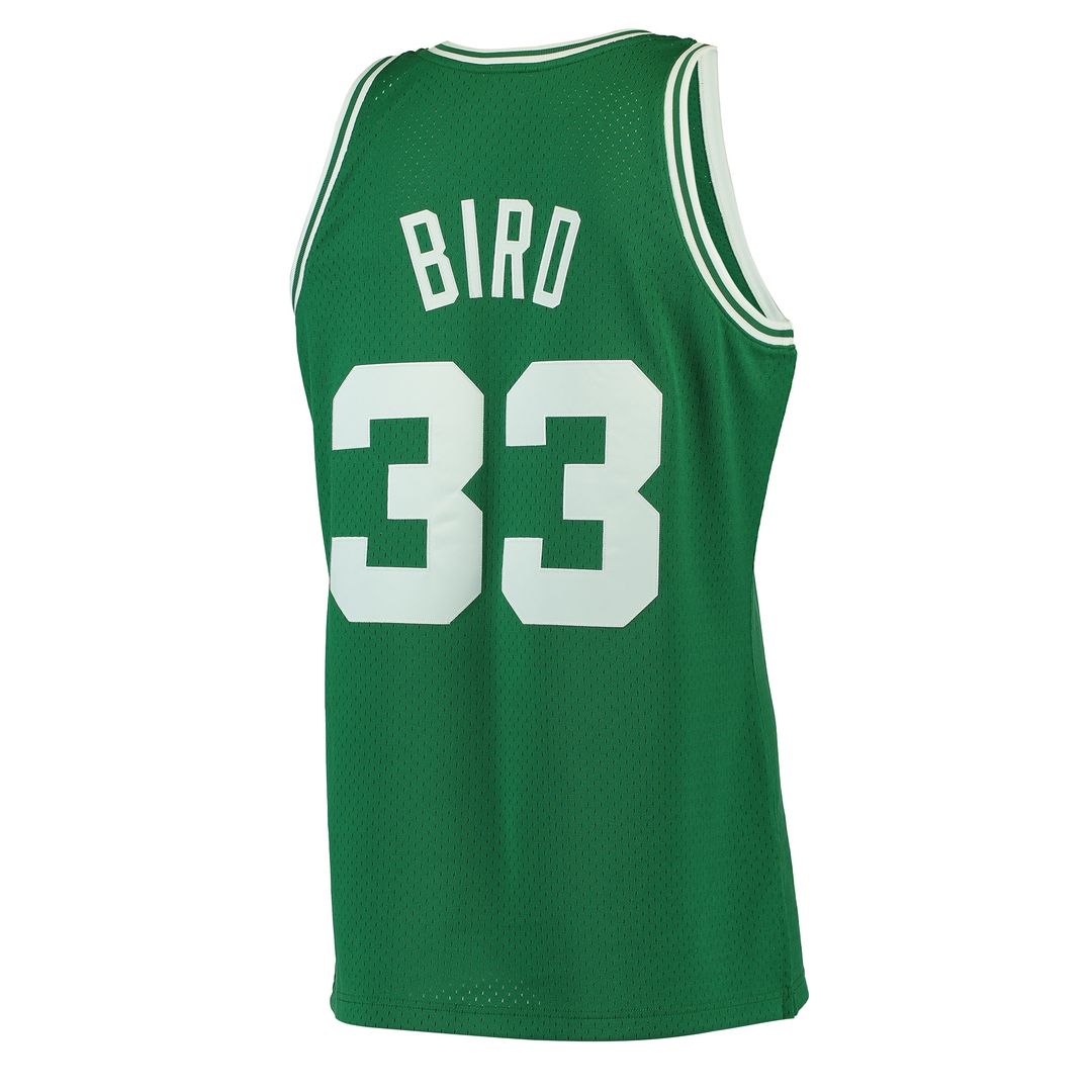 Boston Celtics Larry Bird Mitchell & Ness Hardwood Classics 1985/86 Swingman Jersey - White