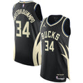 Milwaukee Bucks Giannis Antetokounmpo Jordan Brand Authentic Player Jersey - Statement Edition - Black