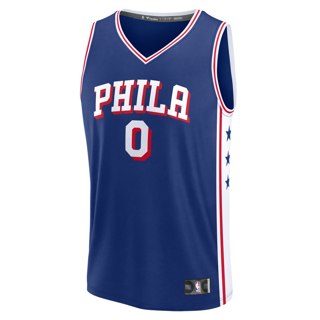 Philadelphia 76ers Tyrese Maxey Fanatics Youth Fast Break Replica Player Jersey - Icon Edition - Royal