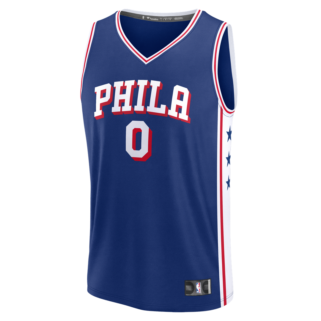 Philadelphia 76ers Tyrese Maxey Fanatics Youth Fast Break Replica Player Jersey - Icon Edition - Royal