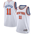 New York Knicks Jalen Brunson Nike Youth Association Swingman Jersey - White