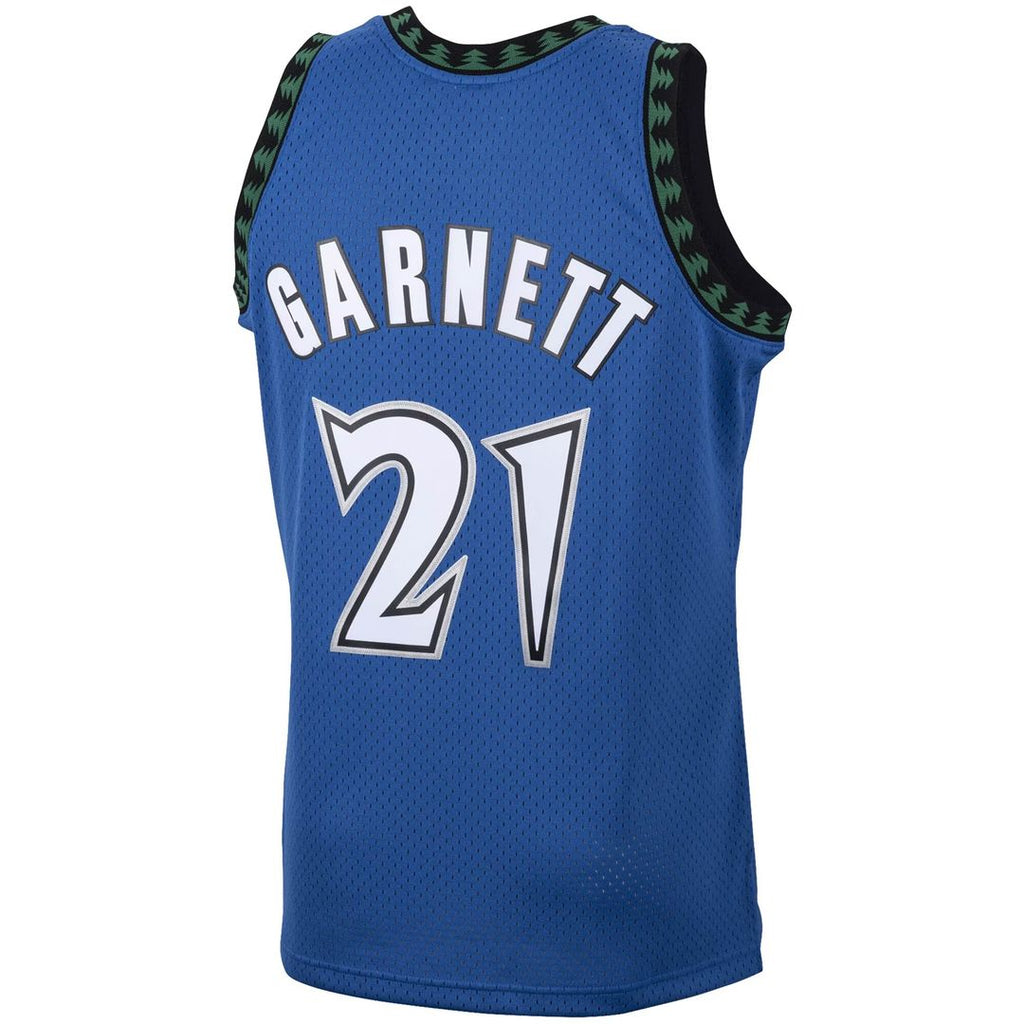 Minnesota Timberwolves Kevin Garnett Mitchell & Ness Big & Tall 2003/04 Hardwood Classics Swingman Jersey - Blue