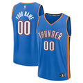 Oklahoma City Thunder Fanatics Youth Fast Break Custom Replica Jersey - Blue - Icon Edition