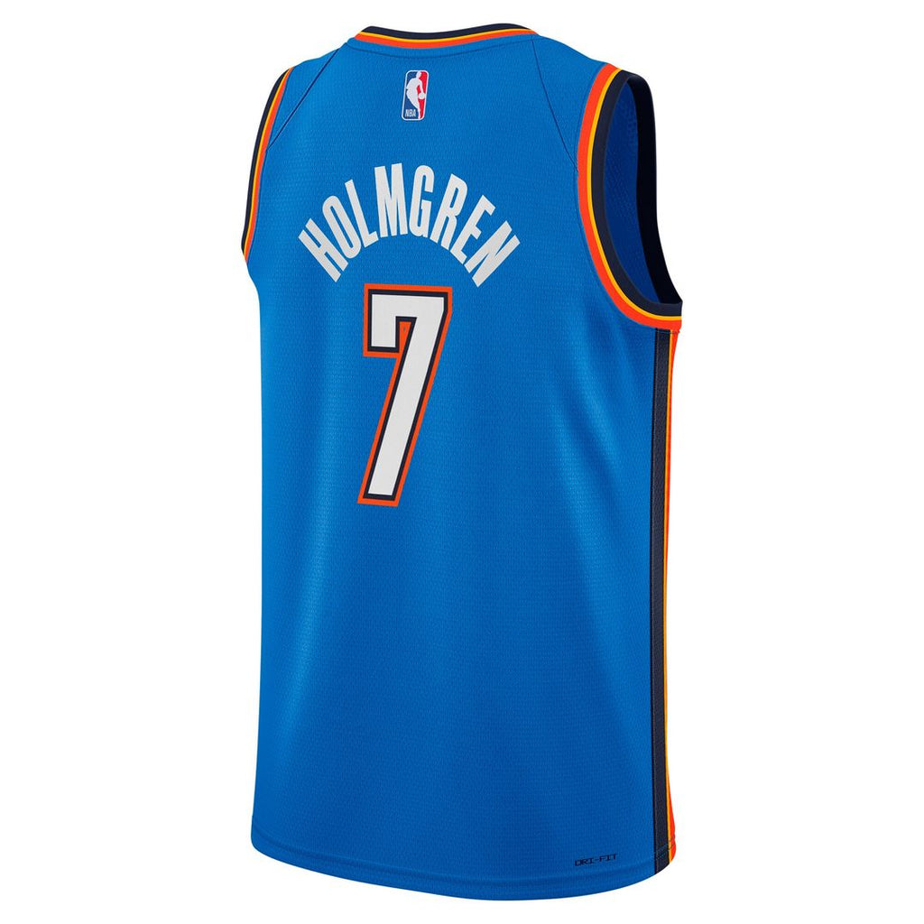 Oklahoma City Thunder Chet Holmgren Nike Youth Swingman Jersey - Icon Edition - Blue