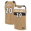 Washington Wizards Alex Sarr Fanatics Youth Fast Break Jersey - City Edition - Gold