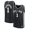 San Antonio Spurs Victor Wembanyama Fanatics Fast Break Replica Player Jersey - Icon Edition - Black